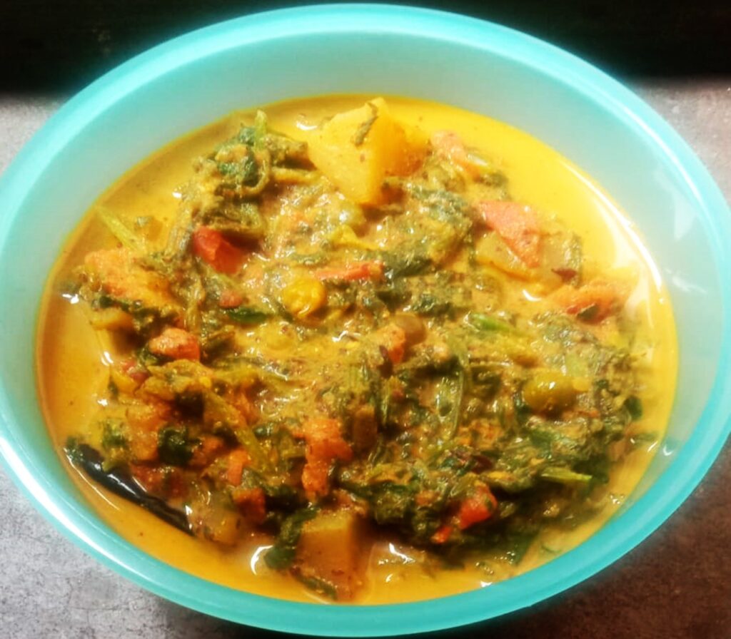 palak matar recipe